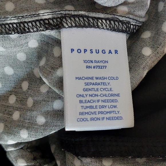 Popsugar Black White Polka Dot Sleeveless Skinny Leg Romper Jumpsuit XL - Picture 11 of 14